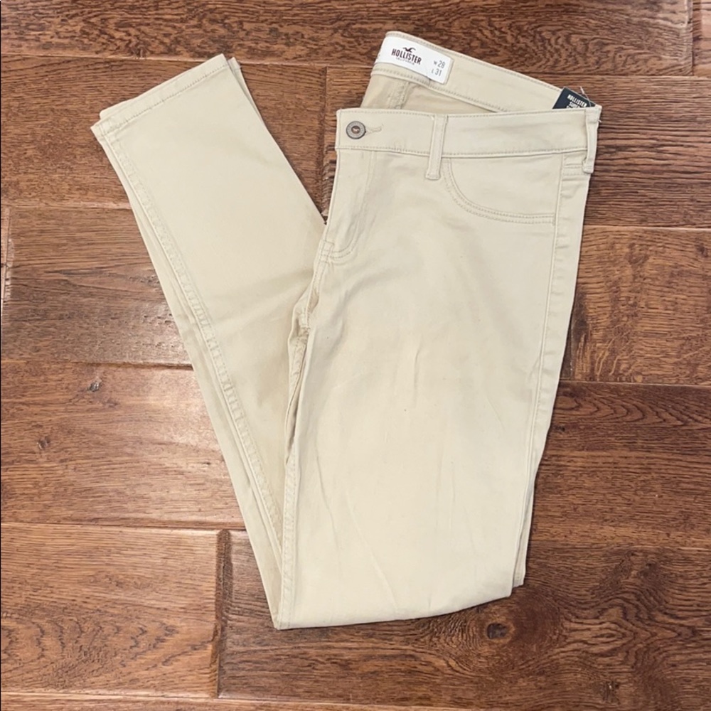 Hollister Super Skinny light Khaki jeans